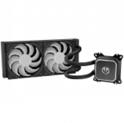 Endorfy Navis F240 ARGB, CPU Liquid Cooler, 2x FLUCTUS 120 PWM ARGB fan, Navis F, Intel LGA 115x/1200/1700/2011/2066, AMD AM5/AM4, 146×125×65mm, 3 Year Warranty
