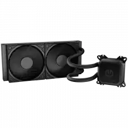 Endorfy Navis F240, CPU Liquid Cooler, 2x FLUCTUS 120 PWM fan, Navis F, Intel LGA 115x/1200/1700/2011/2066, AMD AM5/AM4, 146×125×65mm, 3 Year Warranty
