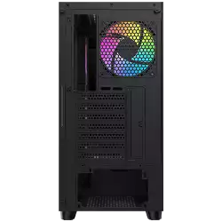 Xigmatek Endorphin Air V2 EN41822 Black, E-ATX/ATX/M-ATX/MINI ITX, USB3.0 X2, TYPE C X1, HD AUDIO, Mesh PSU Shroud, 2PCS Seamless TG, 4PCS S20A&Galaxy II Box & Remote