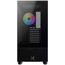 Xigmatek Endorphin Air V2 EN41822 Black, E-ATX/ATX/M-ATX/MINI ITX, USB3.0 X2, TYPE C X1, HD AUDIO, Mesh PSU Shroud, 2PCS Seamless TG, 4PCS S20A&Galaxy II Box & Remote