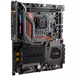 EVGA Z590 DARK, E-ATX, Socket 1200, Dual Channel DDR4 5333MHz+, 2x16 PCI-E 4.0 Slots, 3x M.2 Slots, 1x USB 3.2 Gen 2x2, 4x USB 3.2 Gen 2, 2x USB 3.2 Gen 1, 1x USB 2.0, Type-C, 7.1 HD Audio, WiFi + BT, 2.5Gbps LAN, 3Y