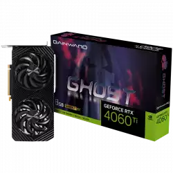 GAINWARD GeForce RTX 4060Ti Ghost 8GB GDDR6, 128 bits, 1x HDMI 2.1, 3x DP 1.4a, two fan, 1x 8-pin Power connector, recommended PSU 650W,  NE6406T019P1-1060B.
