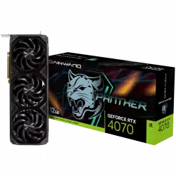 Gainward GeForce RTX 4070 Panther 12GB GDDR6X, 192 bit, 1x HDMI 2.1, 3x DP 1.4a, 3 Fan, 1x 8-pin power connector, recommended PSU 750W, NED4070019K9-1047Z