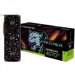 Gainward GeForce RTX 4070Ti Panther 12GB GDDR6X, 192 bit, 1x HDMI 2.1, 3x DP 1.4a, 3 Fan, 1x 16-pin power connector, recommended PSU 750W, NED407T019K9-1043Z