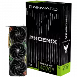 Gainward GeForce RTX 4070Ti Phoenix 12GB GDDR6X, 192 bit, 1x HDMI 2.1, 3x DP 1.4a, 3 Fan, 1x 16-pin power connector, recommended PSU 750W, NED407T019K9-1043X