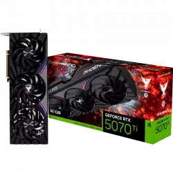 Gainward GeForce RTX 5070Ti Phoenix-S 16GB GDDR7, 256 bit, 1x HDMI 2.1b, 3x DP 2.1a, 3 Fan, 1x 16pin pwr connector, 750W, 331.9 x 127.1 x 60 mm, NE7507T019T2-GB2031K