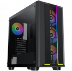 Gaming Y Pro, EN42249, BK,EATX,U3x1+U2x2,Dual ARGB LED Strip FP & Left TG,4PCS S20A & Galaxy II Fan Control Kit