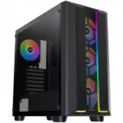 Gaming Y Pro, EN42249, BK,EATX,U3x1+U2x2,Dual ARGB LED Strip FP & Left TG,4PCS S20A & Galaxy II Fan Control Kit