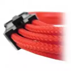 GELID 6+2pin VGA PCI-E Power extension cable 30cm individually sleeved RED, 18 AWG