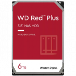 HDD NAS WD Red Plus (3.5'', 6TB, 256MB, 5400 RPM, SATA 6 Gb/s)