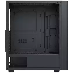 Hero II Air 3F Black EN41655, ATX/M-ATX/MINI ITX, USB3.0 X1, USB2.0 X2, HD AUDIO, Front Meshed Grill & Left TG, 3PCS Z20F Fixed LED Fan