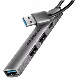 HUE-STA ALU STRIP USB-A 4 port hub                          