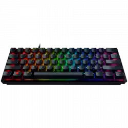 Huntsman V3 Pro Mini - US Layout, Gaming Keyboard, Analog Optical Switch Gen-2, 60% size, Razer Chroma™ RGB, Detachable Type C Cable, Doubleshot PBT Keycaps, 5052 Brushed Aluminum Alloy Top Case, Rapid Trigger Mode, Analog Input