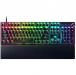 Huntsman V3 Pro - US Layout, Gaming Keyboard, Analog Optical Switch Gen-2, Razer Chroma RGB, Magnetic Firm Leatherette Wrist Rest, Multi-function Dial with 3 dedicated button, Detachable Type-C Cable, Doubleshot PBT Keycaps, 1000 Hz Polling Rate