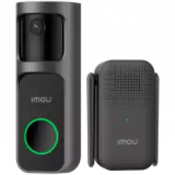 Imou 3MP Wi-Fi Doorbell 2S Kit, 2K QHD, 1/2.8 Progressive CMOS, 5000mAh rechargable battery, 125 wide-angle view, night vision 5m, Mic and Speaker, 8x Digital Zoom, PIR Motion / AI Human Detection, USB-C, Chime works as Wi-Fi extender, Weatherproof                          