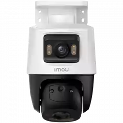 Imou Dual-Lens PoE Outdoor Smart IP PTZ Camera, 5MP+5MP, 3.6mm 76H, 0-260 Pan, 0-25 Tilt, IR up to 30m, H.265, 15 fps, 8x digital zoom, Motion detection, crossing line, Mic and Speaker, micro SD up to 512GB, 1x RJ45, PoE DC 12V, 1A
