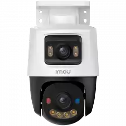 Imou Dual-Lens PoE Outdoor Smart IP PTZ Camera, 5MP+5MP, 3.6mm 76H, 0-260 Pan, 0-25 Tilt, IR up to 30m, H.265, 15 fps, 8x digital zoom, Motion detection, crossing line, Mic and Speaker, micro SD up to 512GB, 1x RJ45, PoE DC 12V, 1A