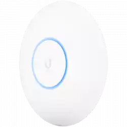 UBIQUITI U6 Pro; WiFi 6; 6 spatial streams; 140 m² (1,500 ft²) coverage; 350+ connected devices; Powered using PoE; GbE uplink.