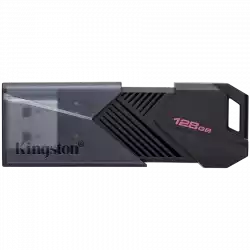 Kingston 128GB Portable USB 3.2 Gen 1 DataTraveler Exodia Onyx