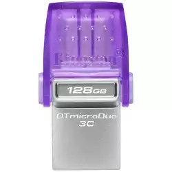 KINGSTON 128GB DataTraveler microDuo 3C 200MB/s dual USB-A + USB-C