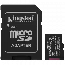 Kingston 128GB microSDXC Canvas Select Plus Gen3 150MB/s A1 Card + Adapter