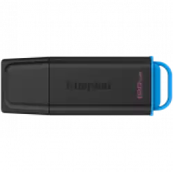 KINGSTON 128GB Portable USB 3.2 Gen 1 DataTraveler Exodia Black/Blue