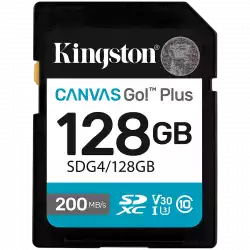 KINGSTON 128GB SDXC Canvas Go Plus Gen4 200MB/s C10 UHS-I U3 V30