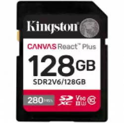 Kingston 128GB SDXC Canvas React Plus SDXC UHS-II 280R/100W U3 V60