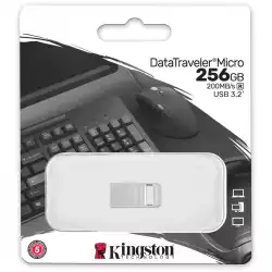 KINGSTON 256GB DataTraveler Micro 200MB/s Metal USB 3.2 Gen 1
