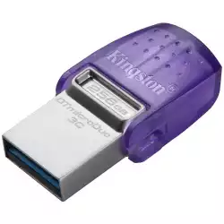 KINGSTON 256GB DataTraveler microDuo 3C 200MB/s dual USB-A + USB-C
