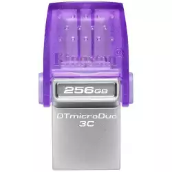 KINGSTON 256GB DataTraveler microDuo 3C 200MB/s dual USB-A + USB-C