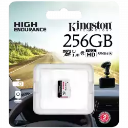 KINGSTON 256GB microSDXC Endurance 95R/45W C10 A1 UHS-I Card Only                          