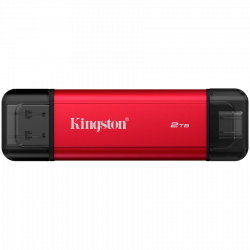 Kingston 2TB Dual USB-A/C Portable SSD, Up to 1050MB/s USB 3.2 Gen 2