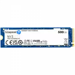 Kingston 500GB NV3 SSD M.2 2280 PCIe 4.0 NVMe, Read: 5,000/ Write: 3,000MB/s
