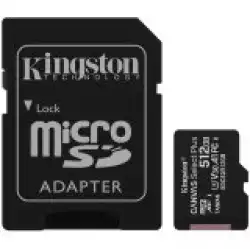 KINGSTON 512GB microSDXC Canvas Select Plus 100R A1 C10 Card + ADP