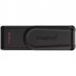 Kingston  64GB Portable USB 3.2 Gen 1 DataTraveler Exodia S (Black/Black)