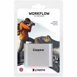 KINGSTON USB 3.2 Gen1 Workflow Dual-Slot microSDHC/SDXC UHS-II Card Reader