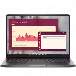 Лаптоп Dell Pro 14 (PC14250), Intel Core 5 120U(10C, 12T, 12MB, up to 5.0GHz), 14.0