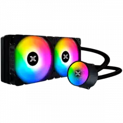 Liquid Killer X 240 EN47697, AIO Liquid Cooler, New X logo ARGB Pump Head, 2x120mm ARGB Fan, Plastic Steel Backpanel