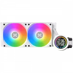 LK 240 Digital Arctic (WH AIO,Digital LCD Pump Head & 240mm PWM Fan,Mini ARGB Controller,Intel & AMD Mounting Kit)