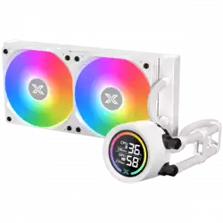 LK 240 Digital Arctic (WH AIO,Digital LCD Pump Head & 240mm PWM Fan,Mini ARGB Controller,Intel & AMD Mounting Kit)