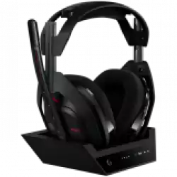 LOGITECH Astro A50 LIGHTSPEED Wireless Gaming Headset + Base Station - BLACK - 2.4GHZ - PLUGC -  EMEA28-935
