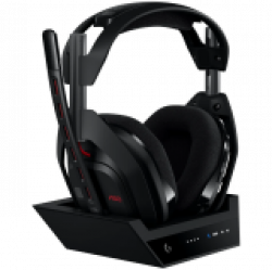 LOGITECH Astro A50 LIGHTSPEED Wireless Gaming Headset + Base Station - BLACK - 2.4GHZ - PLUGC -  EMEA28-935
