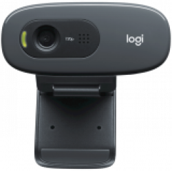 LOGITECH C270 HD Webcam - BLACK - USB