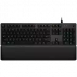 Logitech G513 Keyboard, GX Brown Tactile, Lightsync RGB, USB Passthrough Data/Power, Alumium Alloy, Game Mode, Memory Foam Palmrest, Gaming Keycaps, Keycap Puller, Black Carbon