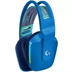 LOGITECH G G733 LIGHTSPEED Wireless RGB Gaming Headset Headset full size 2.4 GHz wireless blue