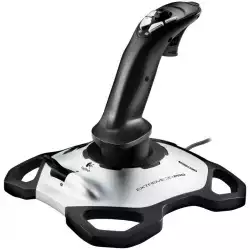 Logitech G Extreme 3D Pro Joystick, Twist Rudder Control, 12 Programmable Buttons, 8-Way Hat Switch