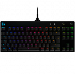 LOGITECH G PRO TKL Corded Mechanical Gaming Keyboard - BLACK - US INT'L - USB - CLICKY