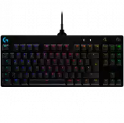 LOGITECH G PRO TKL Corded Mechanical Gaming Keyboard - BLACK - US INT'L - USB - CLICKY