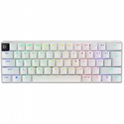 LOGITECH G PRO X 60 LIGHTSPEED Wireless Gaming Keyboard (Tactile) - WHITE - US INT'L - 2.4GHZ/BT - EMEA28-935 - TACTILE SWITCH